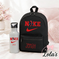 Inspired by the tick character backpack and flask set