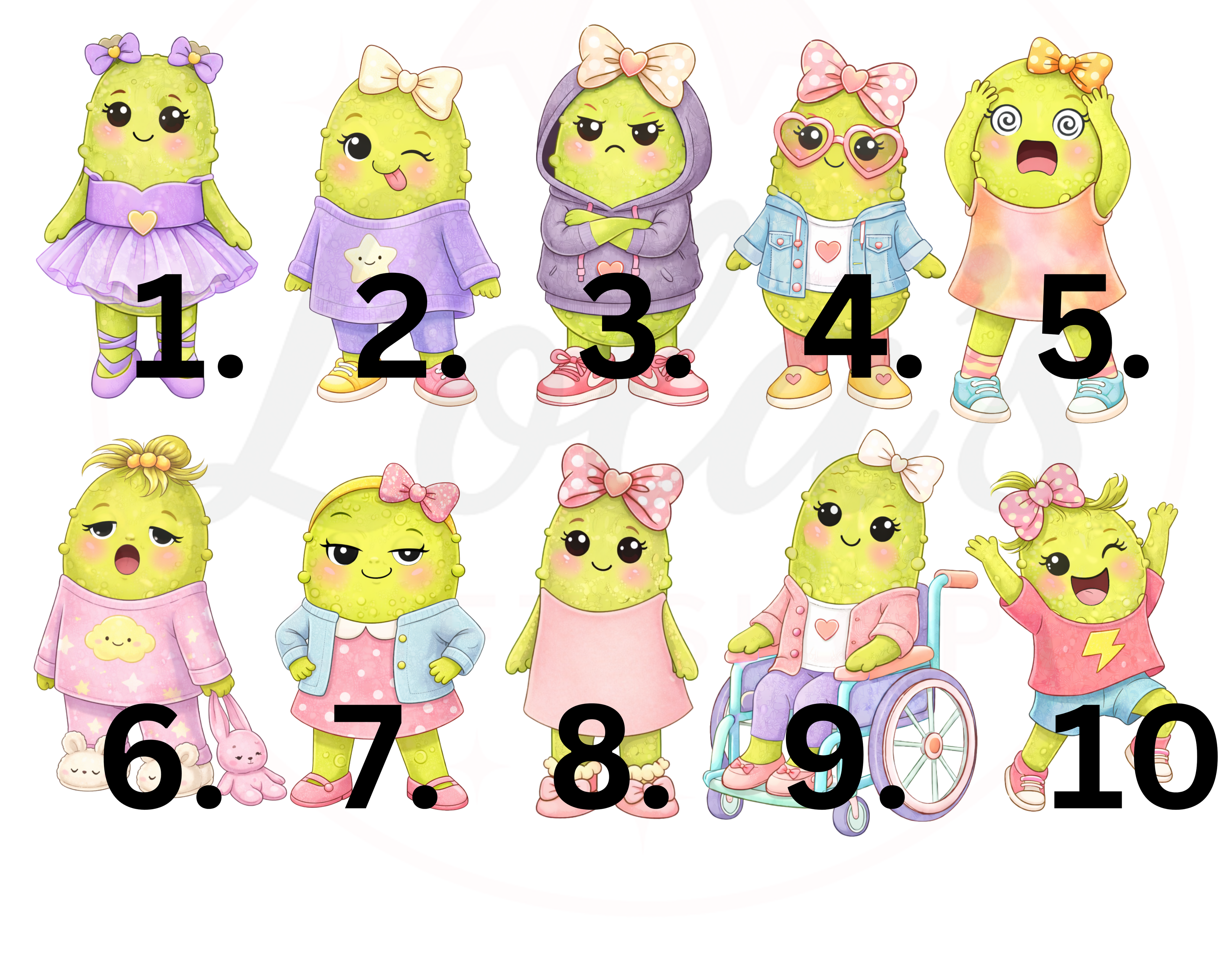 A4 pickle family prints