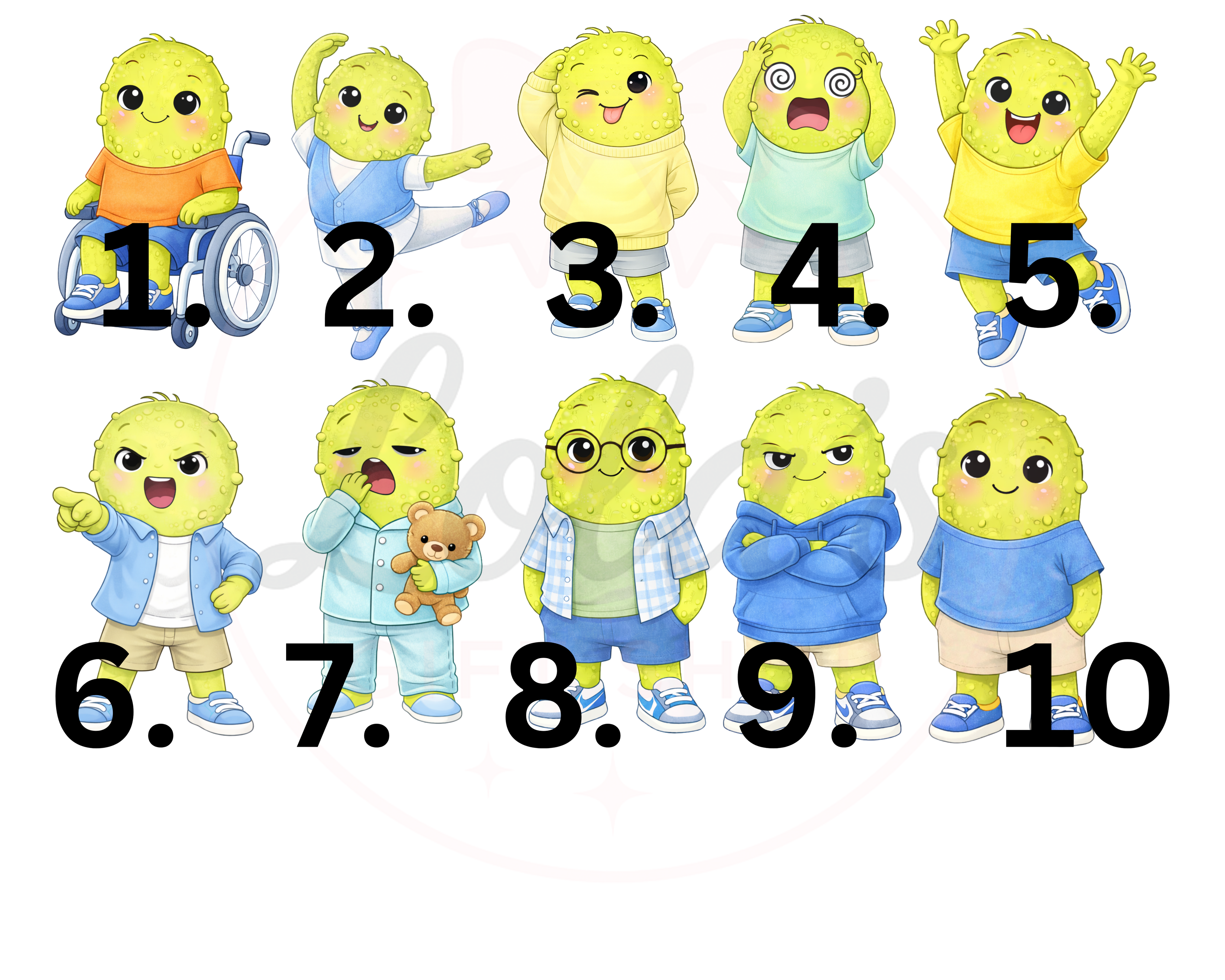 A4 pickle family prints