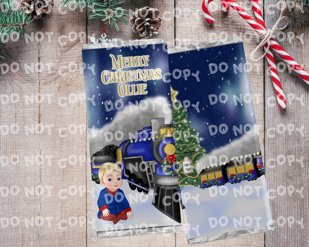 Express Dolly personalised chocolate bar