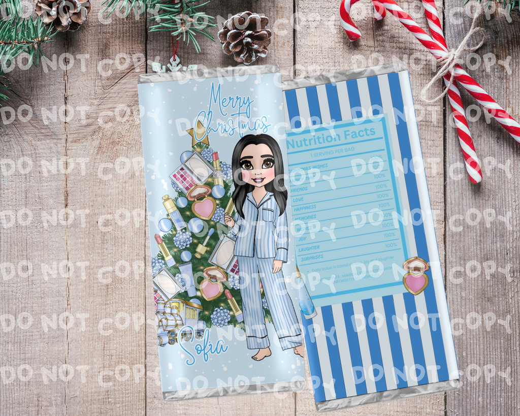 Make up Dolly personalised chocolate bar