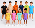 Personalised cotton shorts sets -Kids