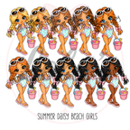 Daisy beach club dolls personalised tshirt