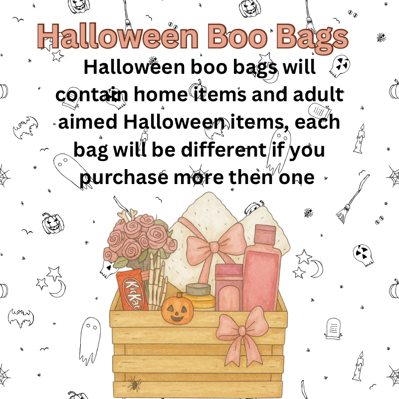 Halloween boo bag