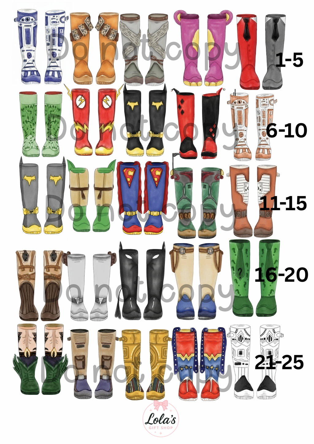My/Our hero welly print