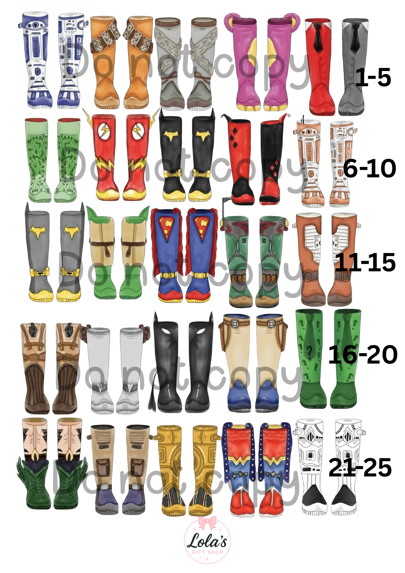 My/Our hero welly print