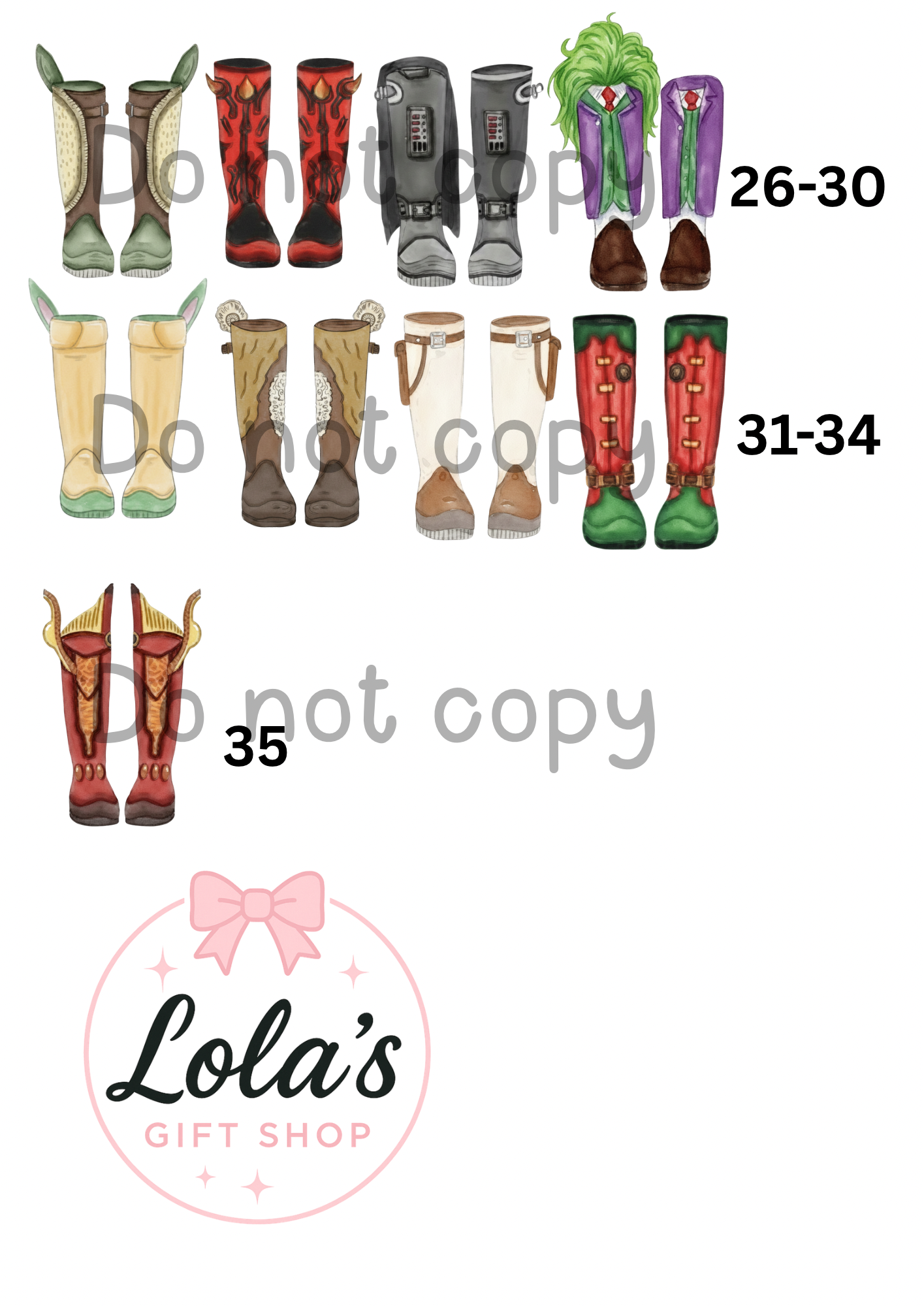 My/Our hero welly print