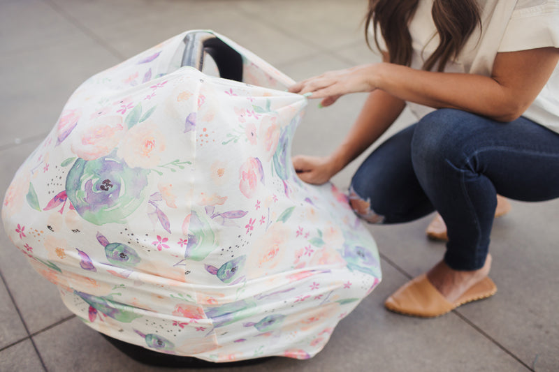 Copper Pearl Nursing & Car Seat Cover Bloom