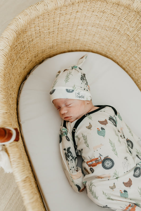 Copper Pearl Newborn Gown Jo