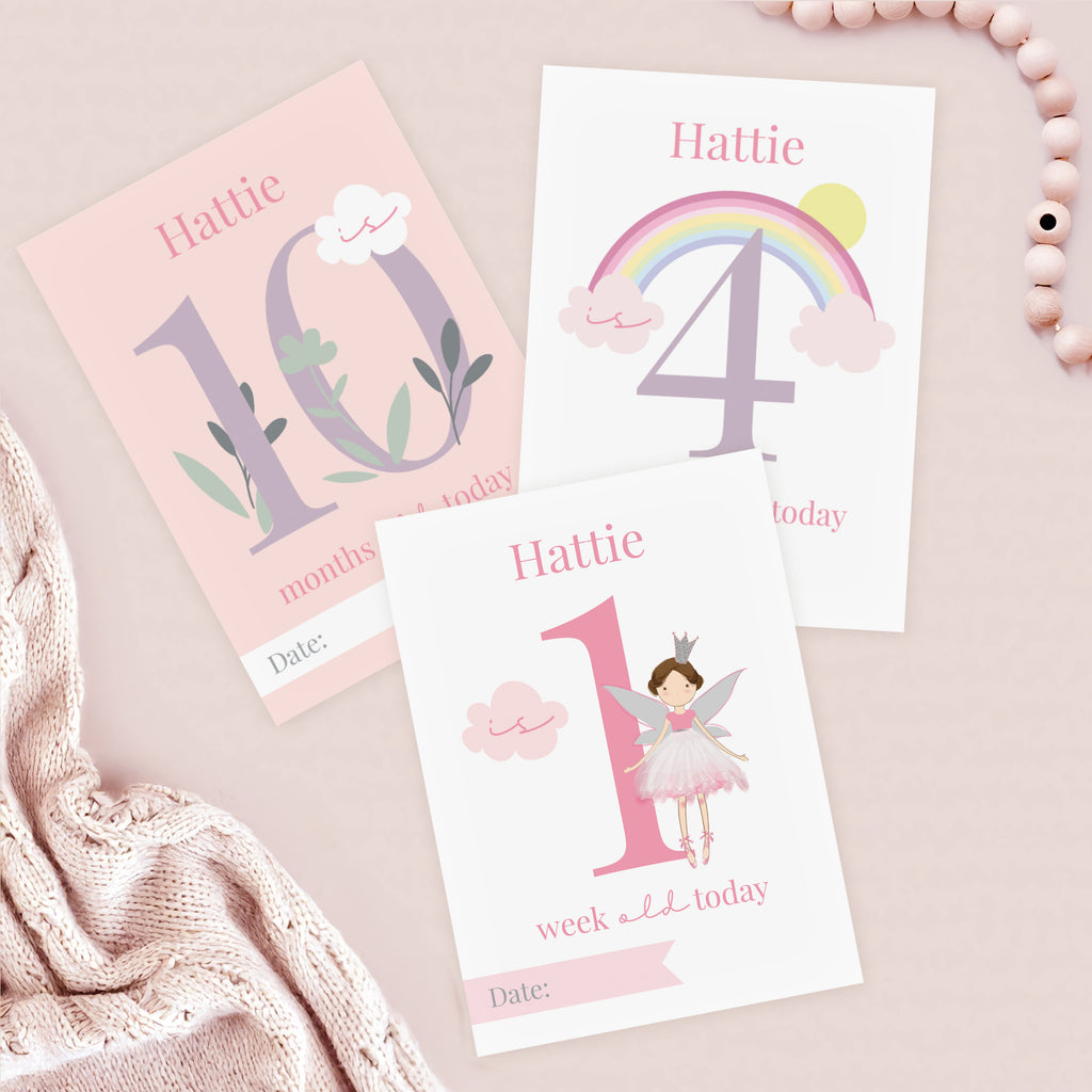 Fairy milestone cards
