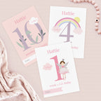 Fairy milestone cards