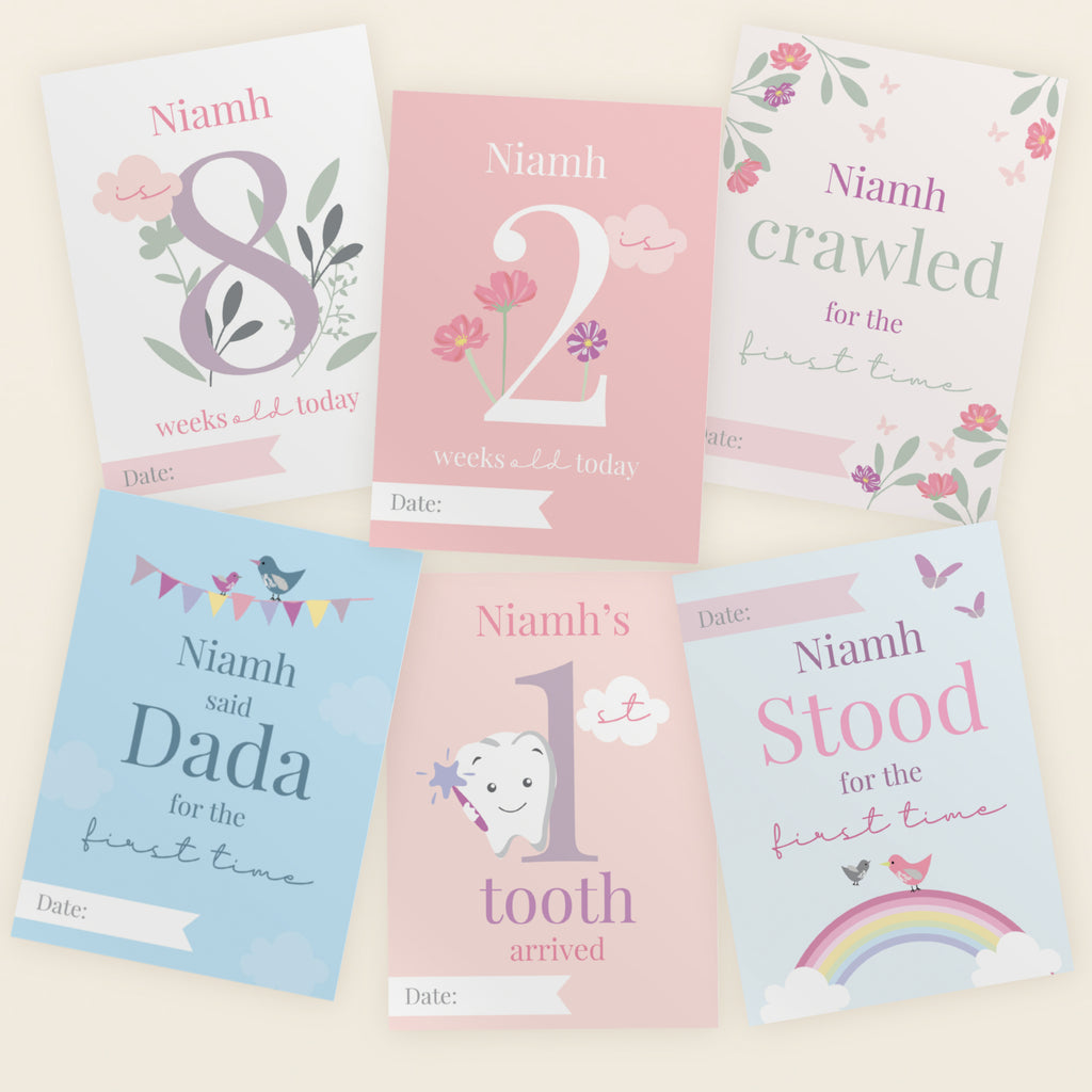 Fairy milestone cards