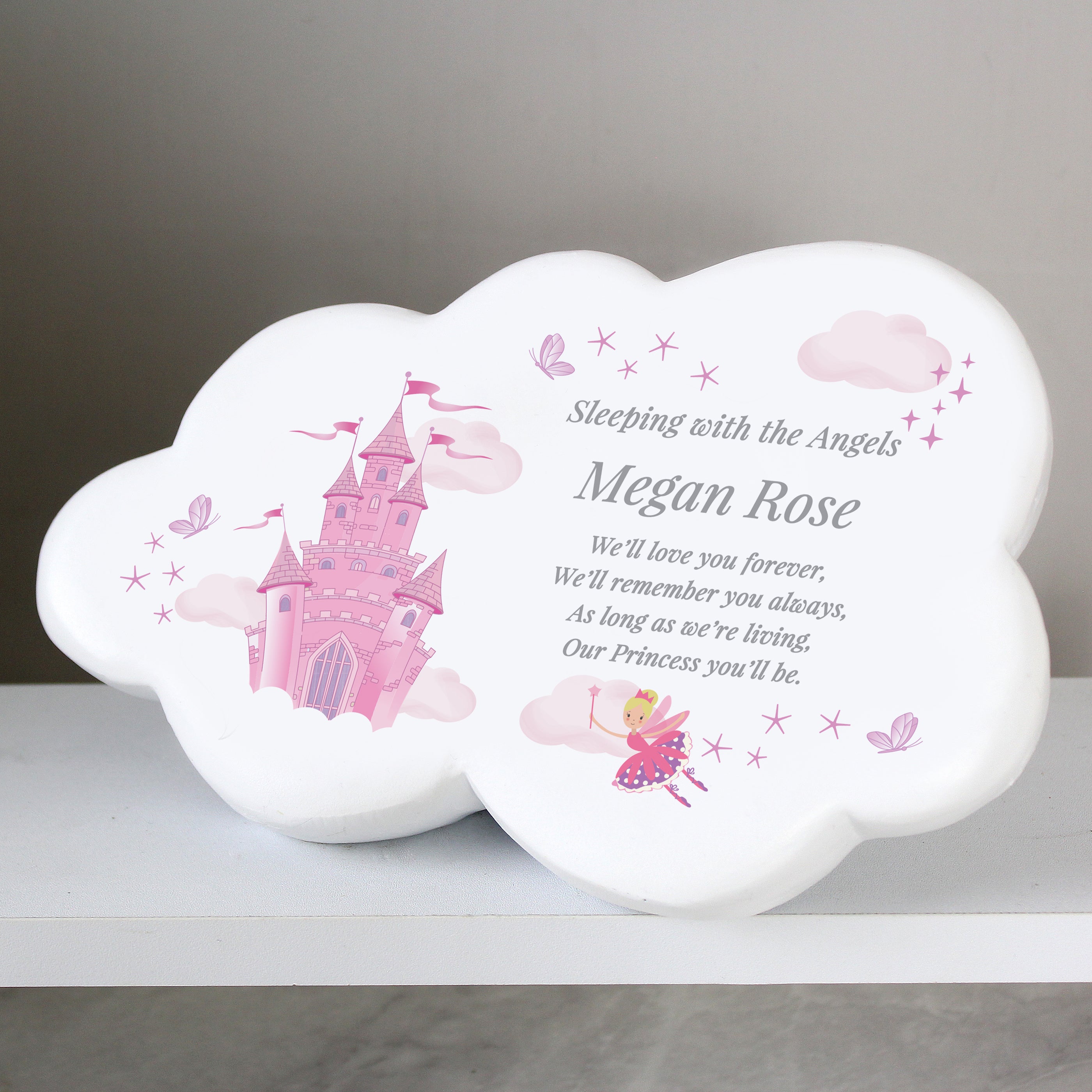 Personalised fairy princess Resin Memorial Cloud (Copy)