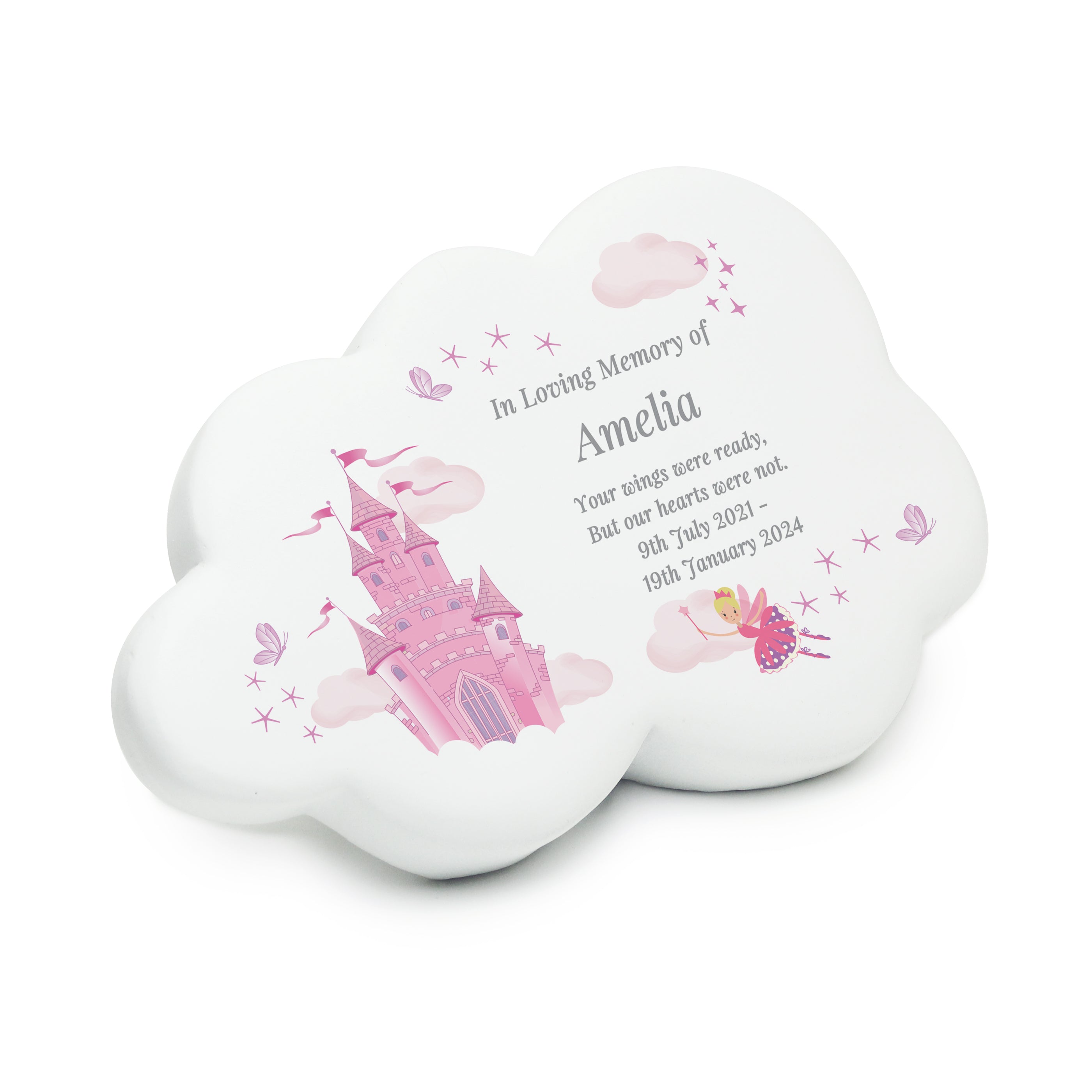 Personalised fairy princess Resin Memorial Cloud (Copy)