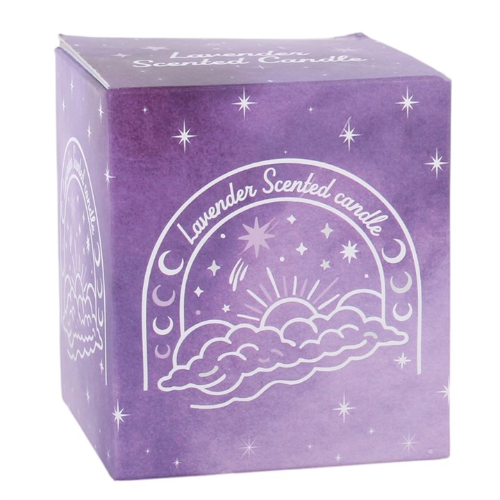 Purple Pastel Skies Lavender Candle
