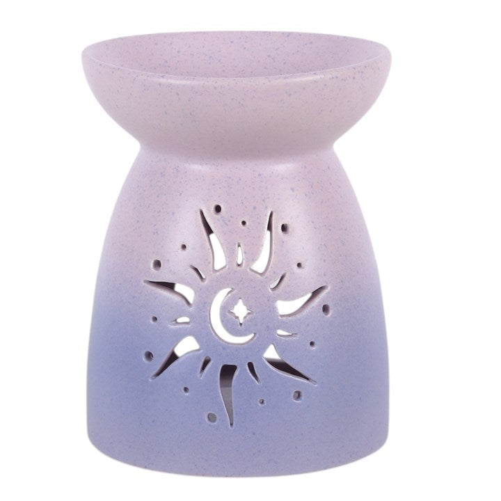Purple Sun Cut Out Oil Burner