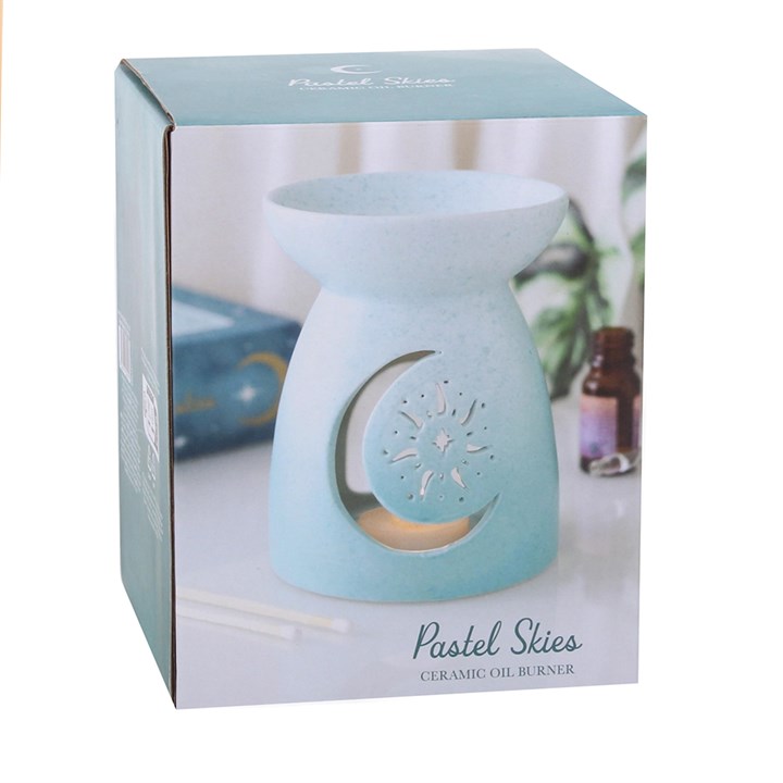 Blue Moon Cut Out Oil Burner