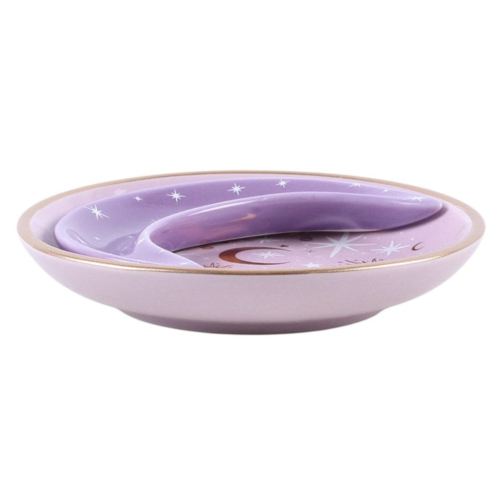 Purple Moon Stacking Trinket Dishes