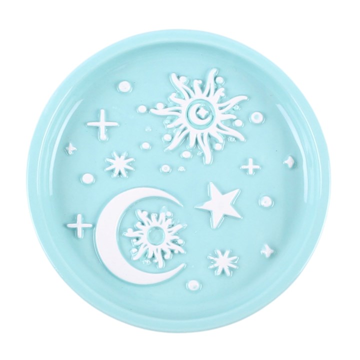 Blue Moon and Sun Trinket Dish