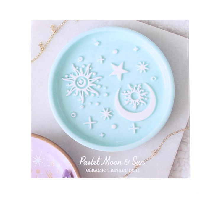 Blue Moon and Sun Trinket Dish