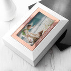 Personalised Powder White and Rose Gold Jewellery Box