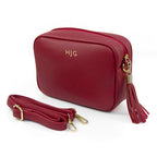 Personalised Luxury Crossbody Bag in Red