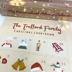Personalised Fabric Christmas Advent Calendar - Christmas Countdown Calendar
