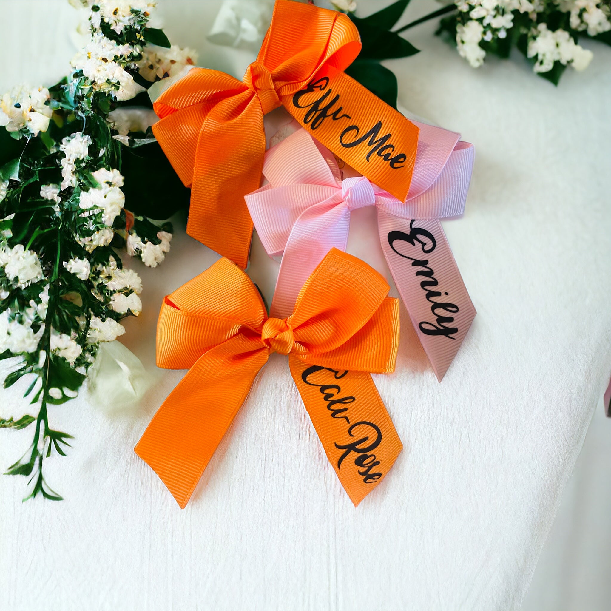 Personalised hair bows