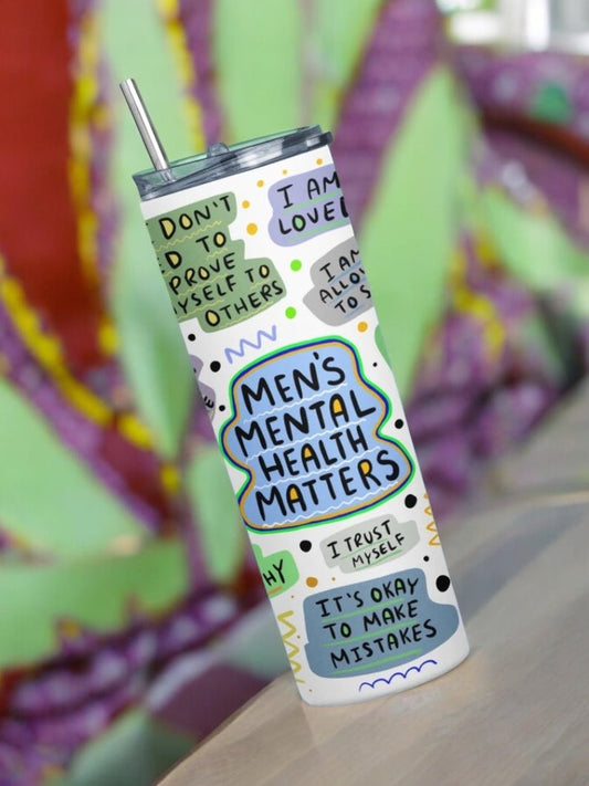 Men’s mental health 20oz tumbler - Lola’s gift shop <3Men’s mental health 20oz tumblerLola’s gift shop <3