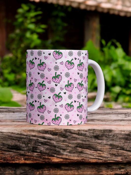 11oz mug strawberry