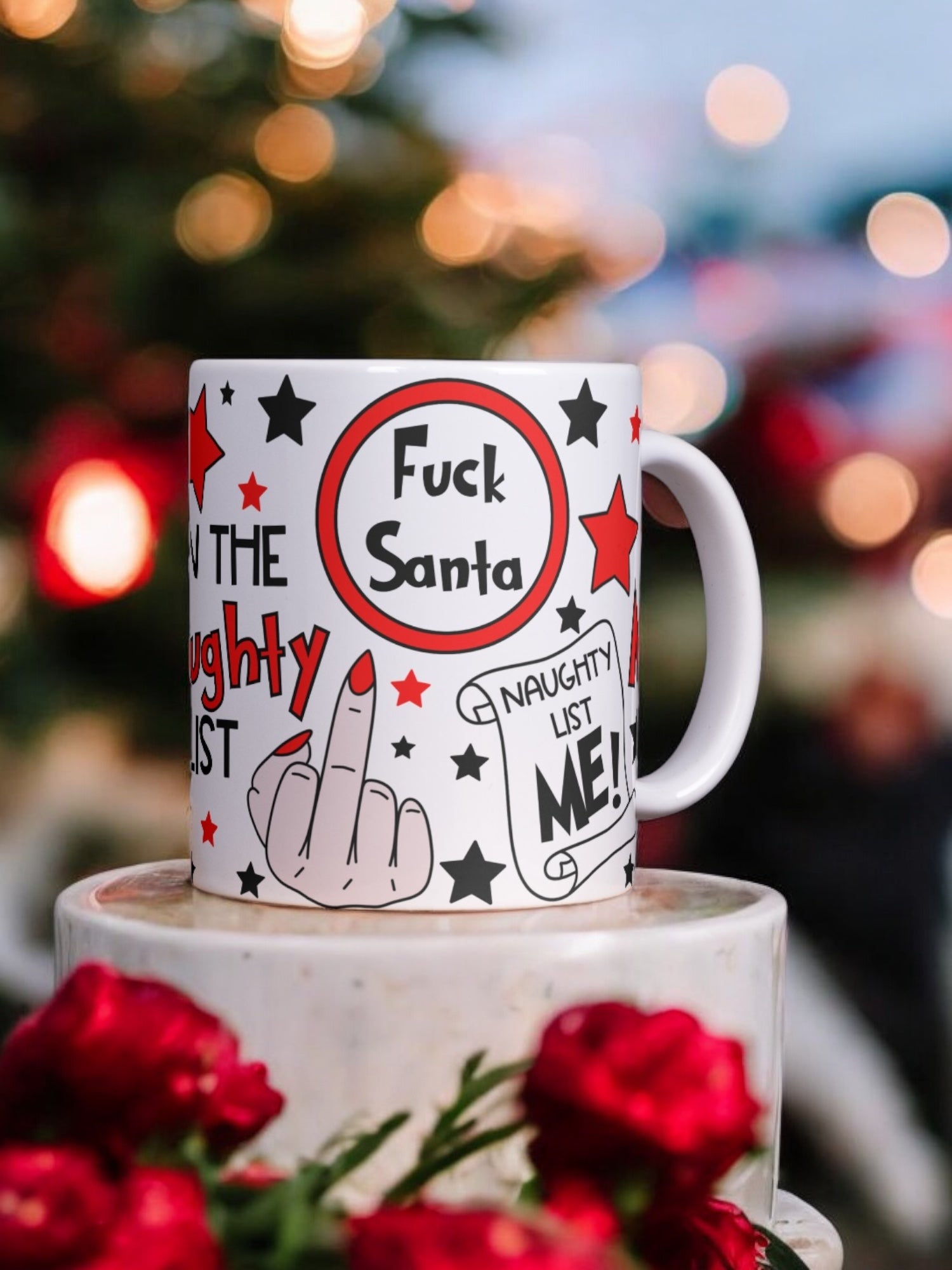11oz f**k Santa mug