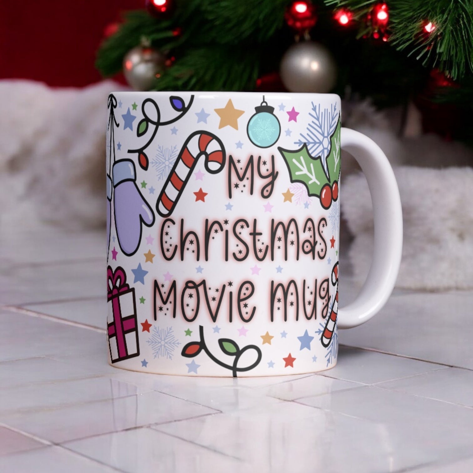 11oz my Christmas movie mug