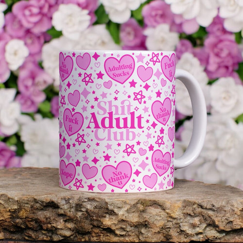 11oz shit adult club mug