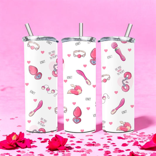 Pink kinky tumbler 20oz