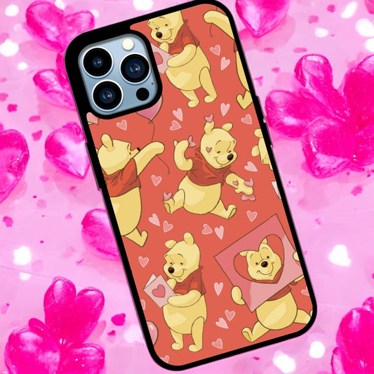 Honey bear in love phone case