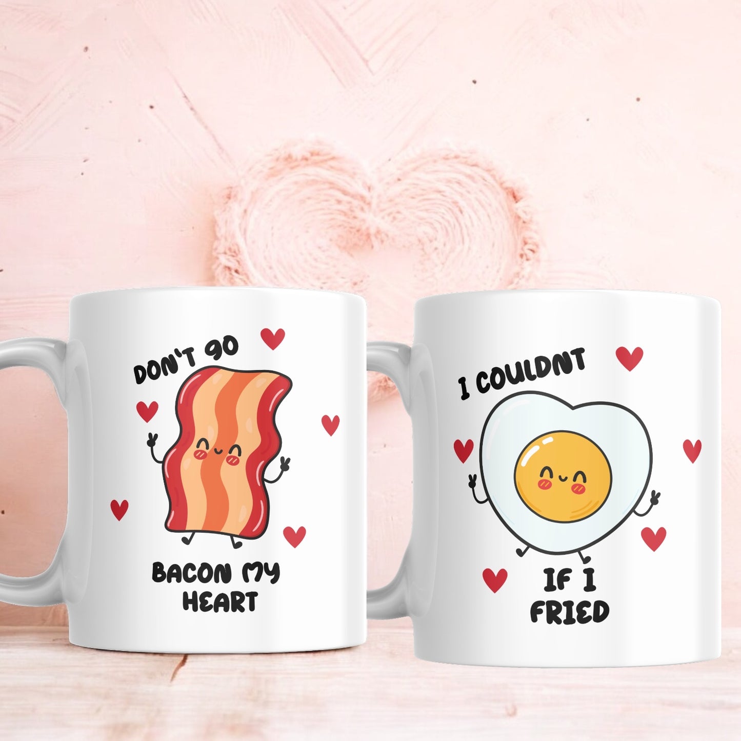 The valentines fried set 11oz mugs