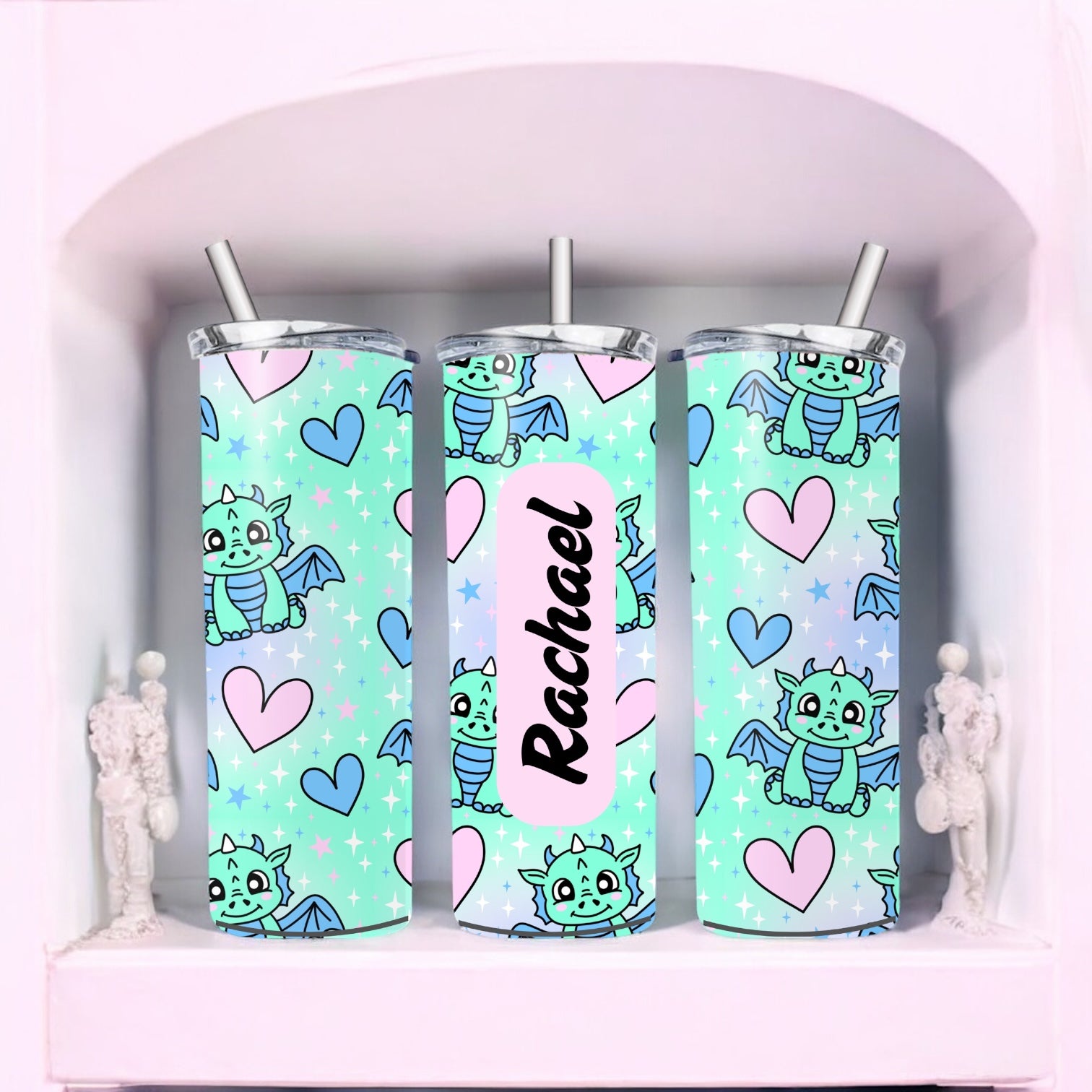 Dragons love 15oz personalised tumbler