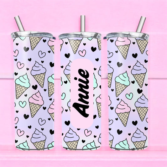 Ice cream 15oz personalised tumbler