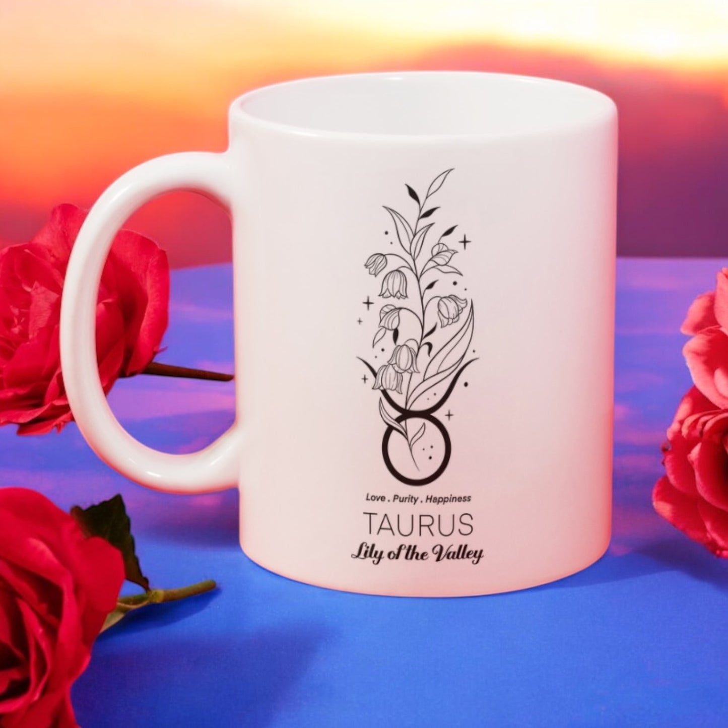 Birth flower mug 11oz