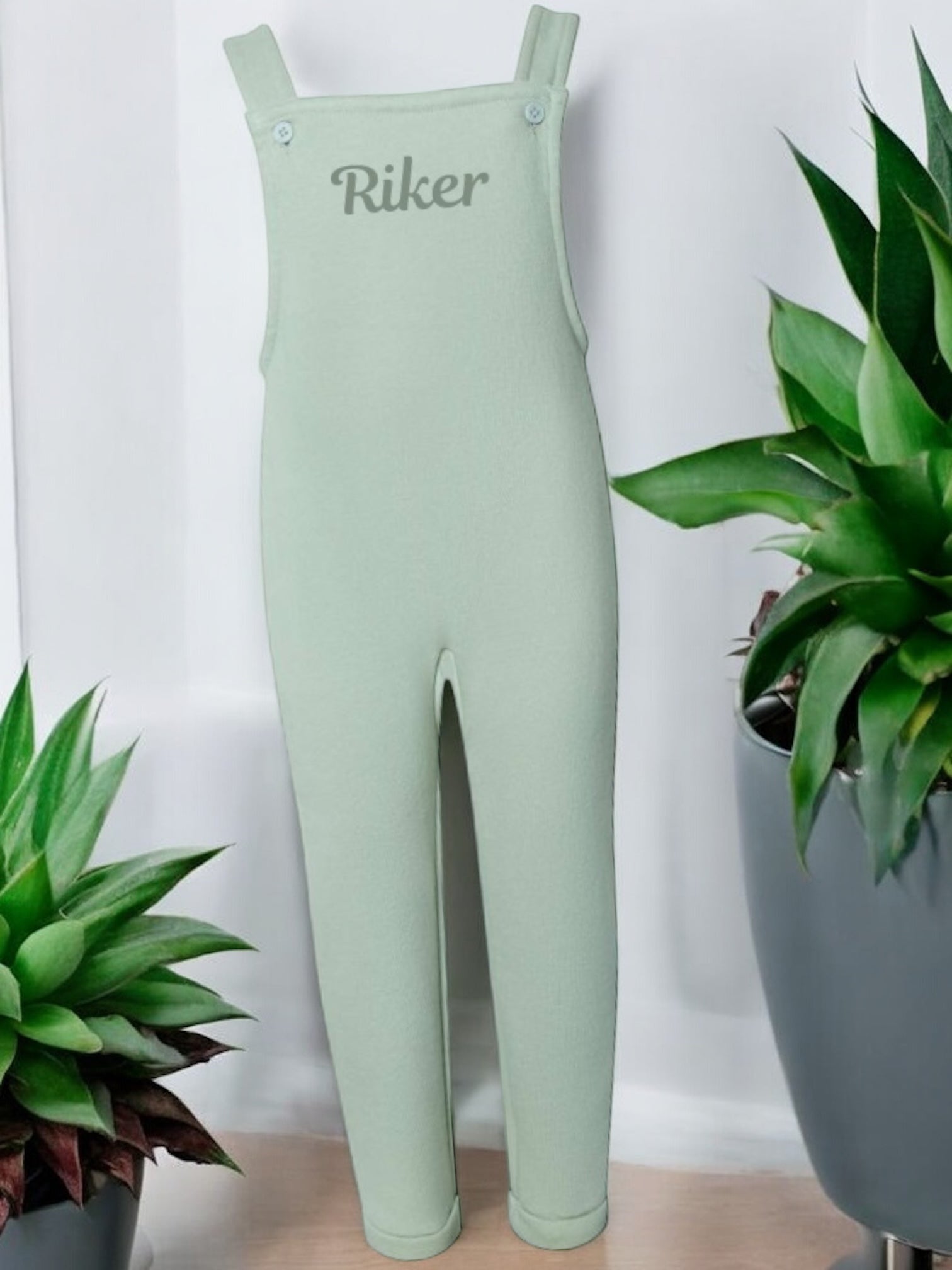 Kids personalised fleece overalls