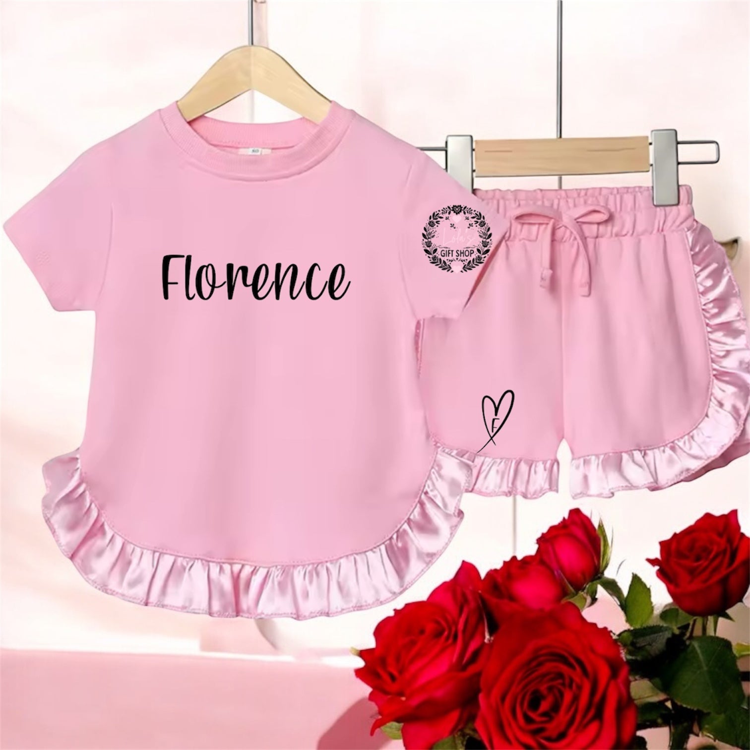 Frill shorts and Tshirt sets