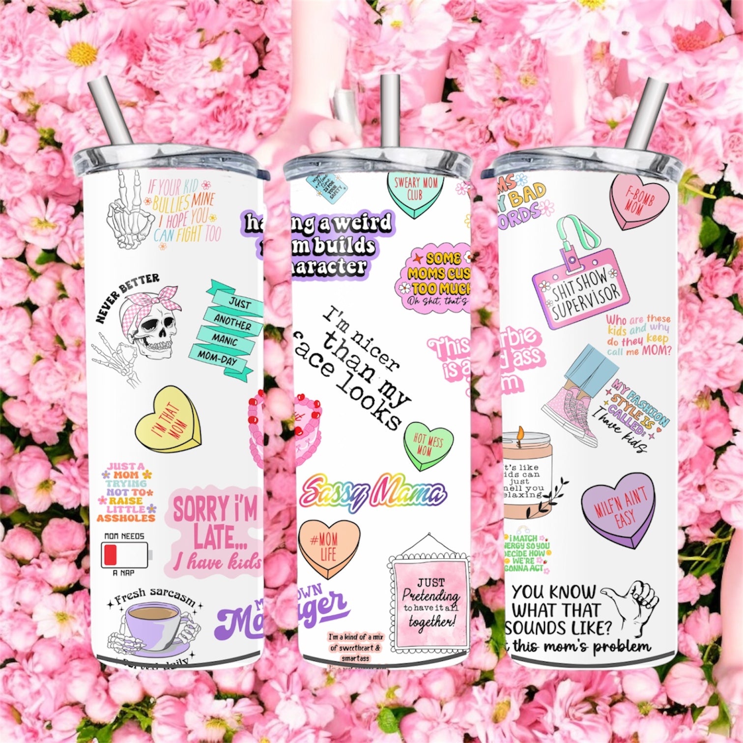 Sassy mum quoted 20oz tumbler
