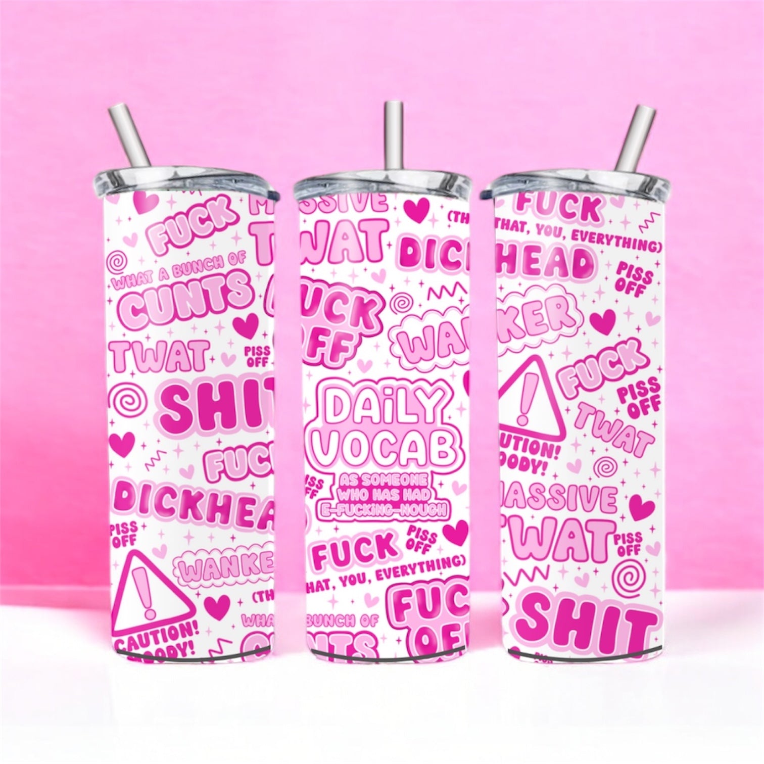 Daily vocabulary 20oz tumbler
