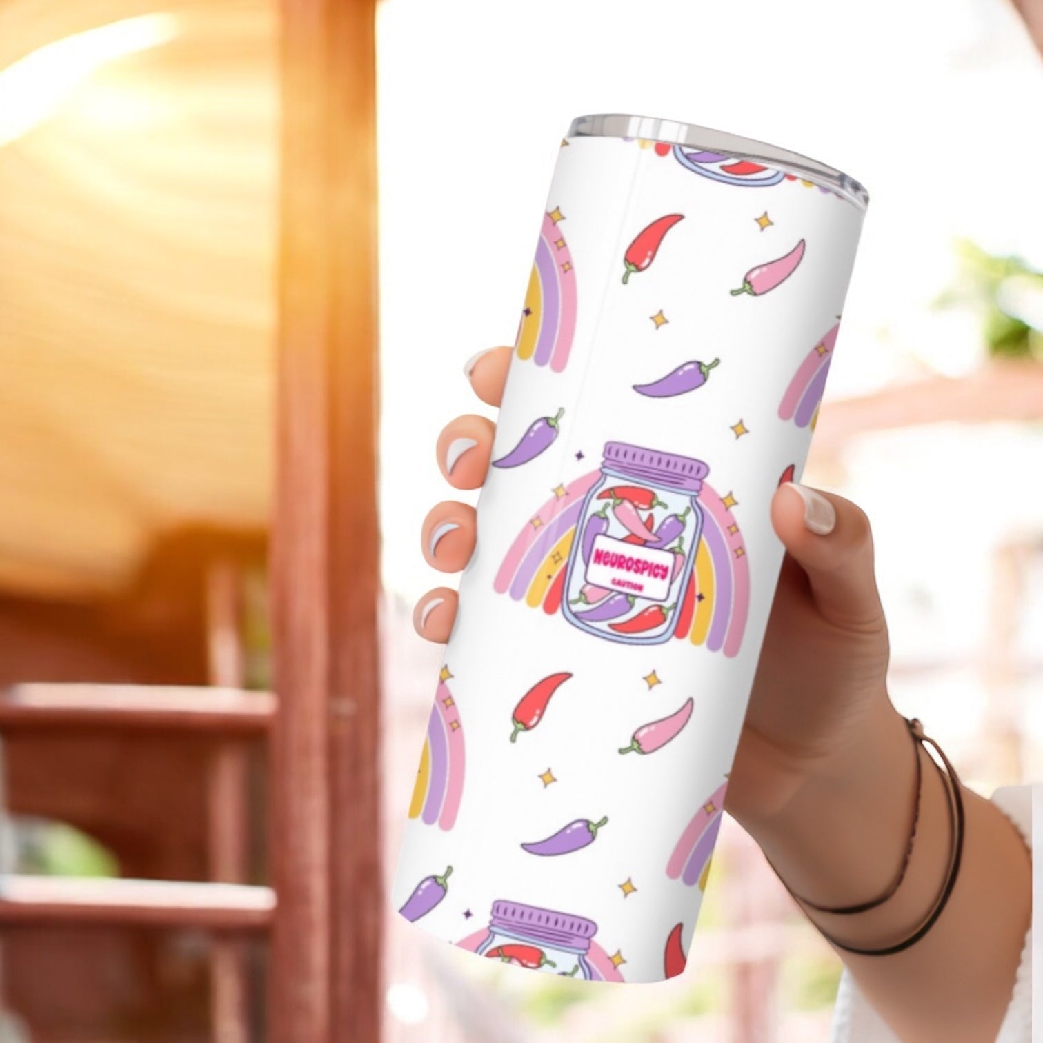 Neurospicy 20oz tumbler