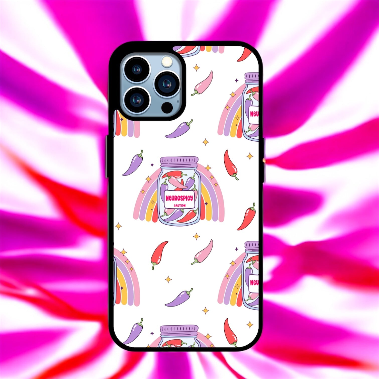 Neurospicy phone case
