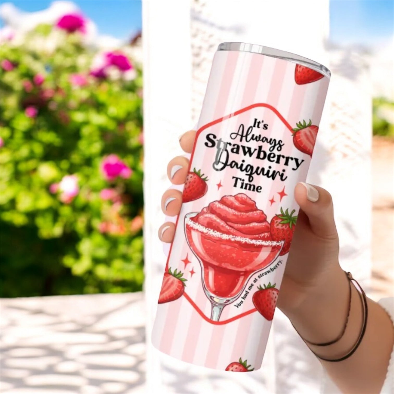 Strawberry daiquiri 20oz tumbler