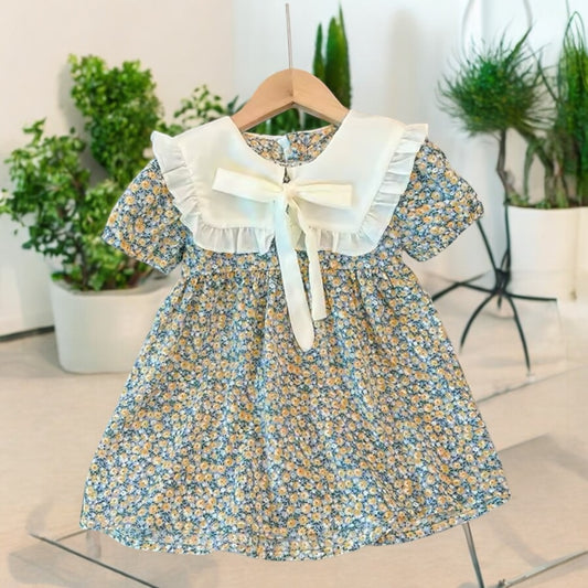 Green and yellow smock dress smaller sizes