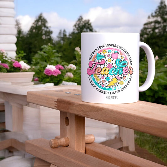 Personalised teacher inspire 11oz mug