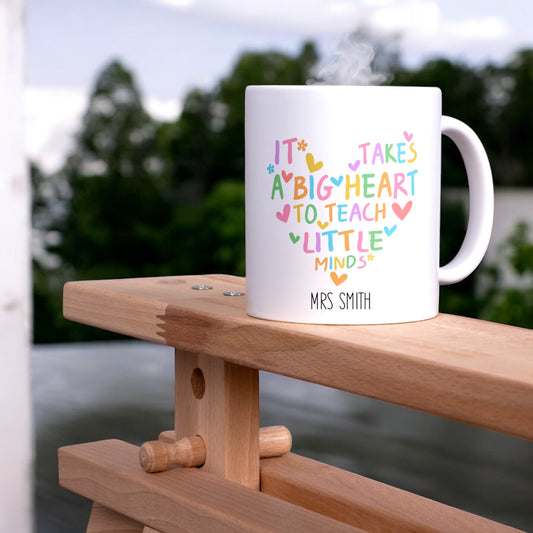 Takes a big heart personalised 11oz mug