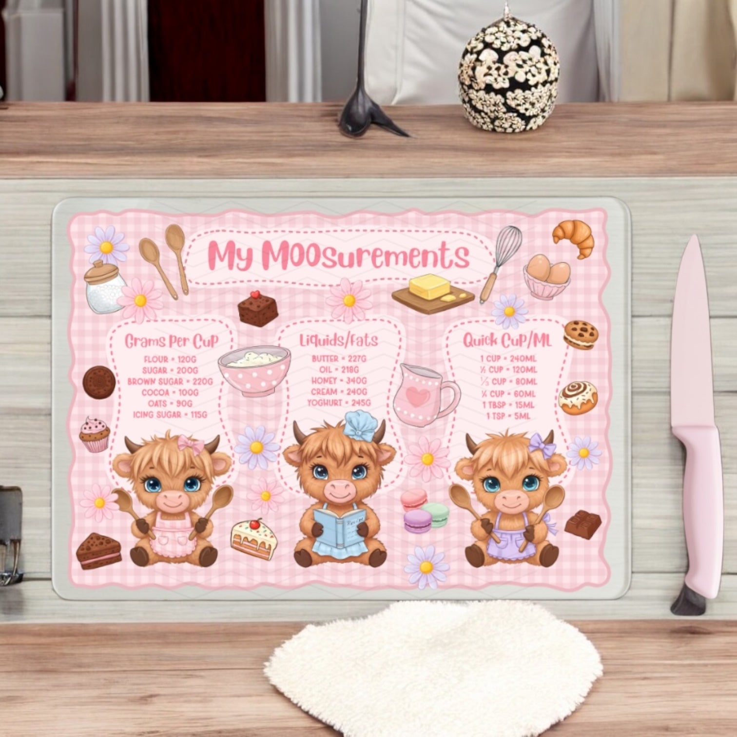 Moosurements Cutting board